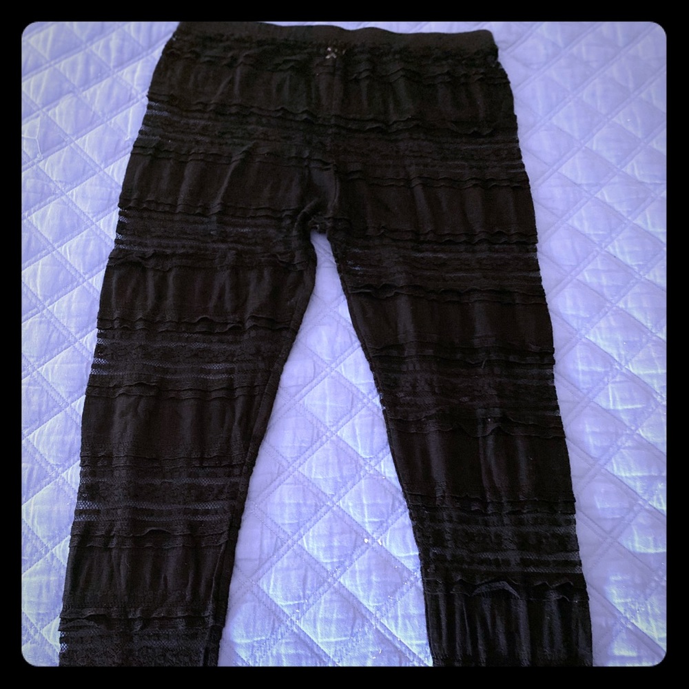 Free People lace leggings